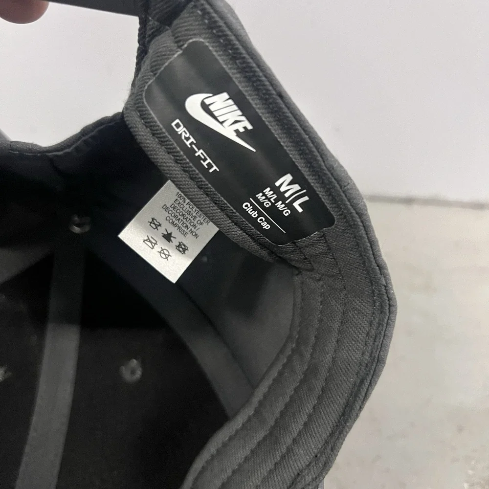 Nike Unisex Adult Club Cap‎ FV5563-068 Adjustable Gray Sportswear Baseball Hat